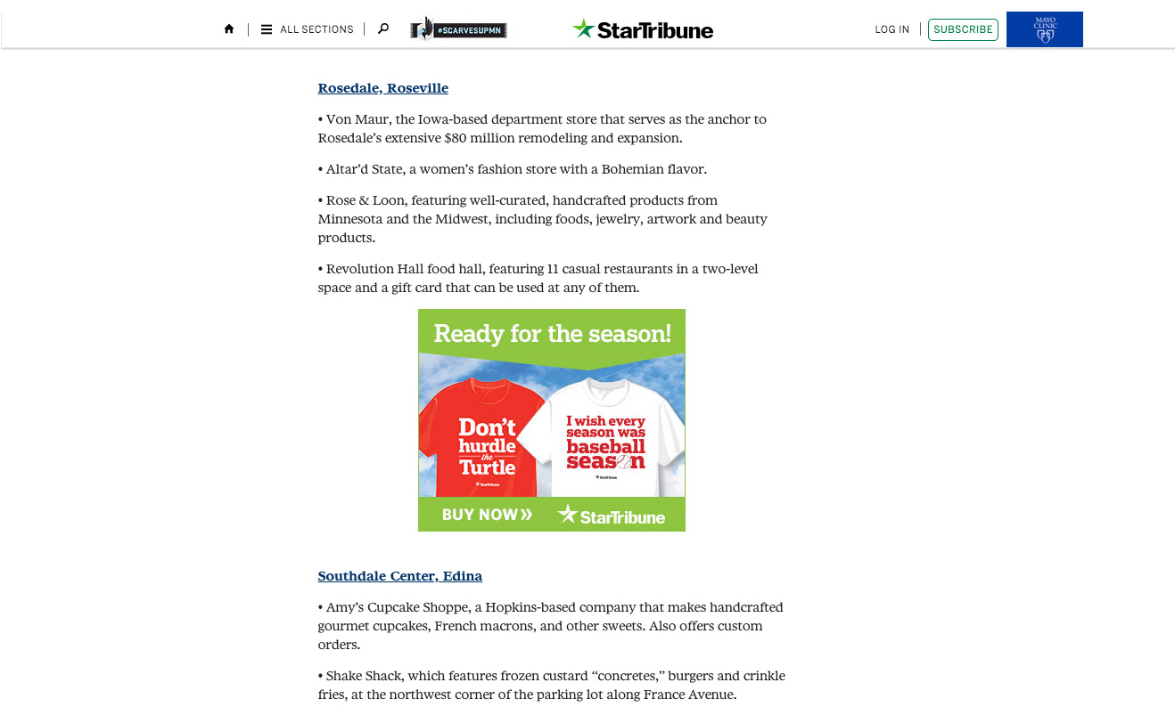 For last-minute holiday shoppers, see what's new in 7 Twin Cities malls