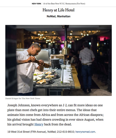 10 of the Best New N.Y.C. Restaurants (For Now)