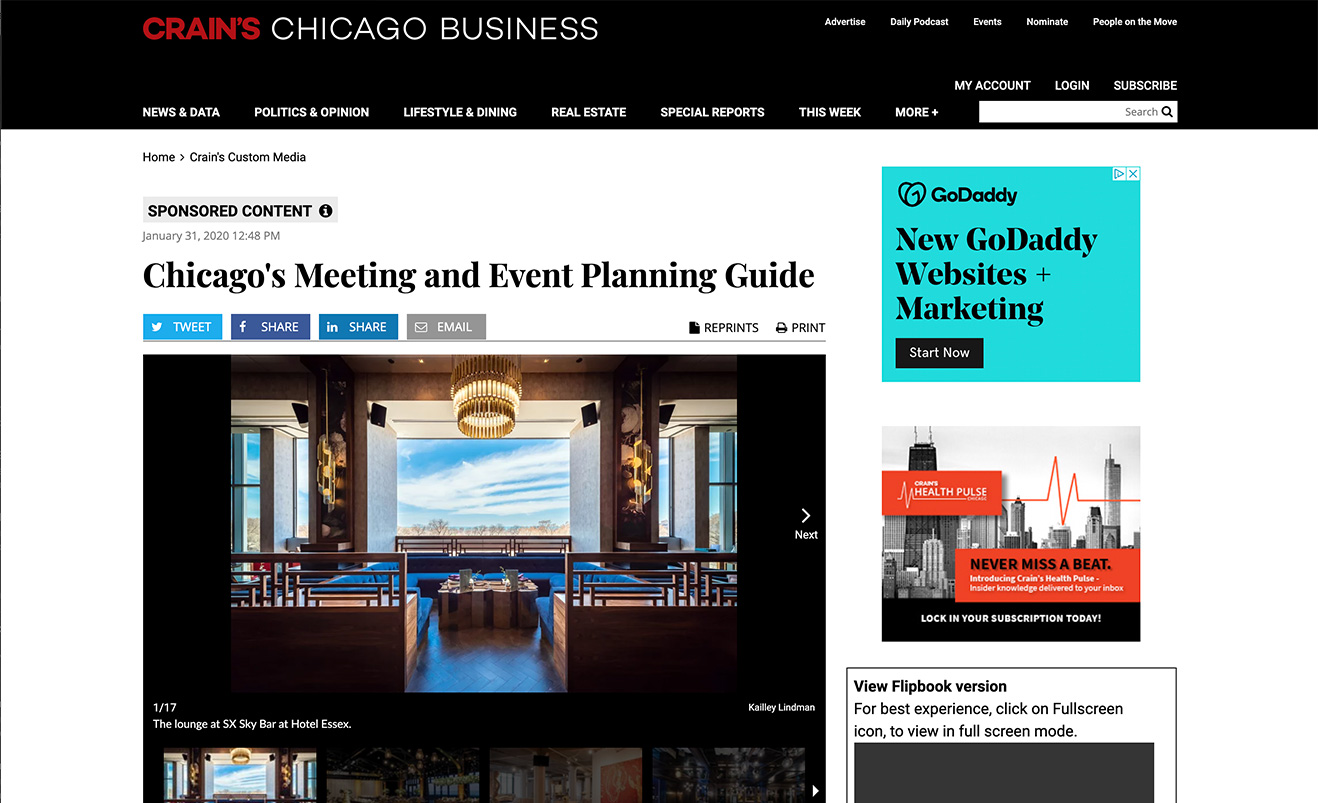 Chicago's Meeting and Event Planning Guide