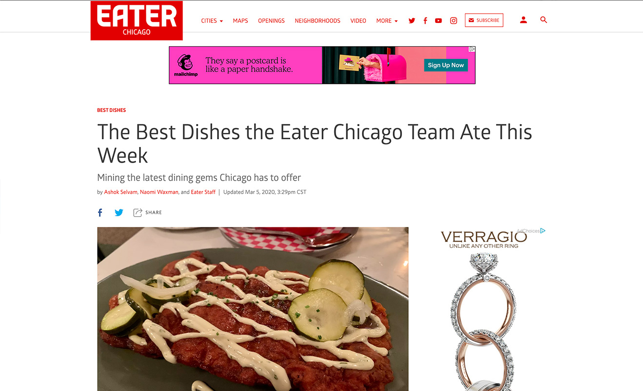 The Best Dishes the Eater Chicago Team Ate This Week