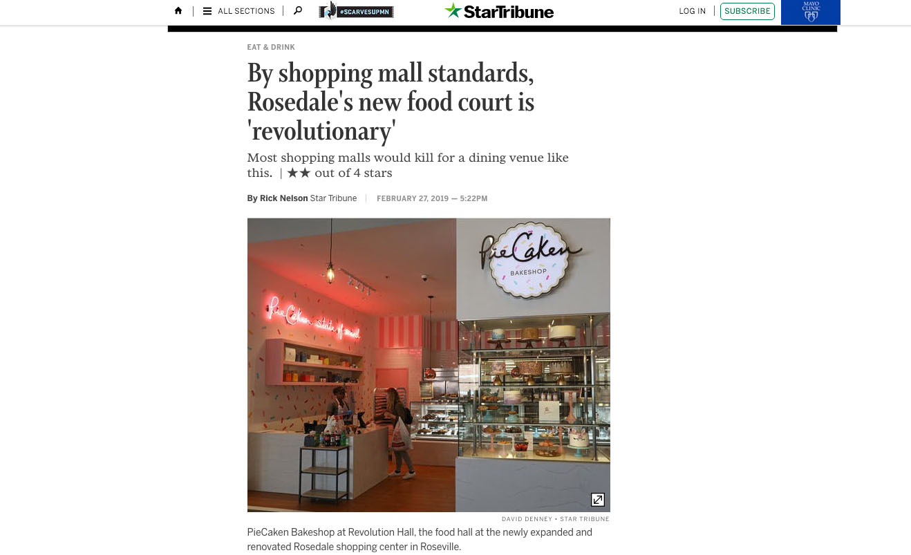 By shopping mall standards, Rosedale's new food court is 'revolutionary'