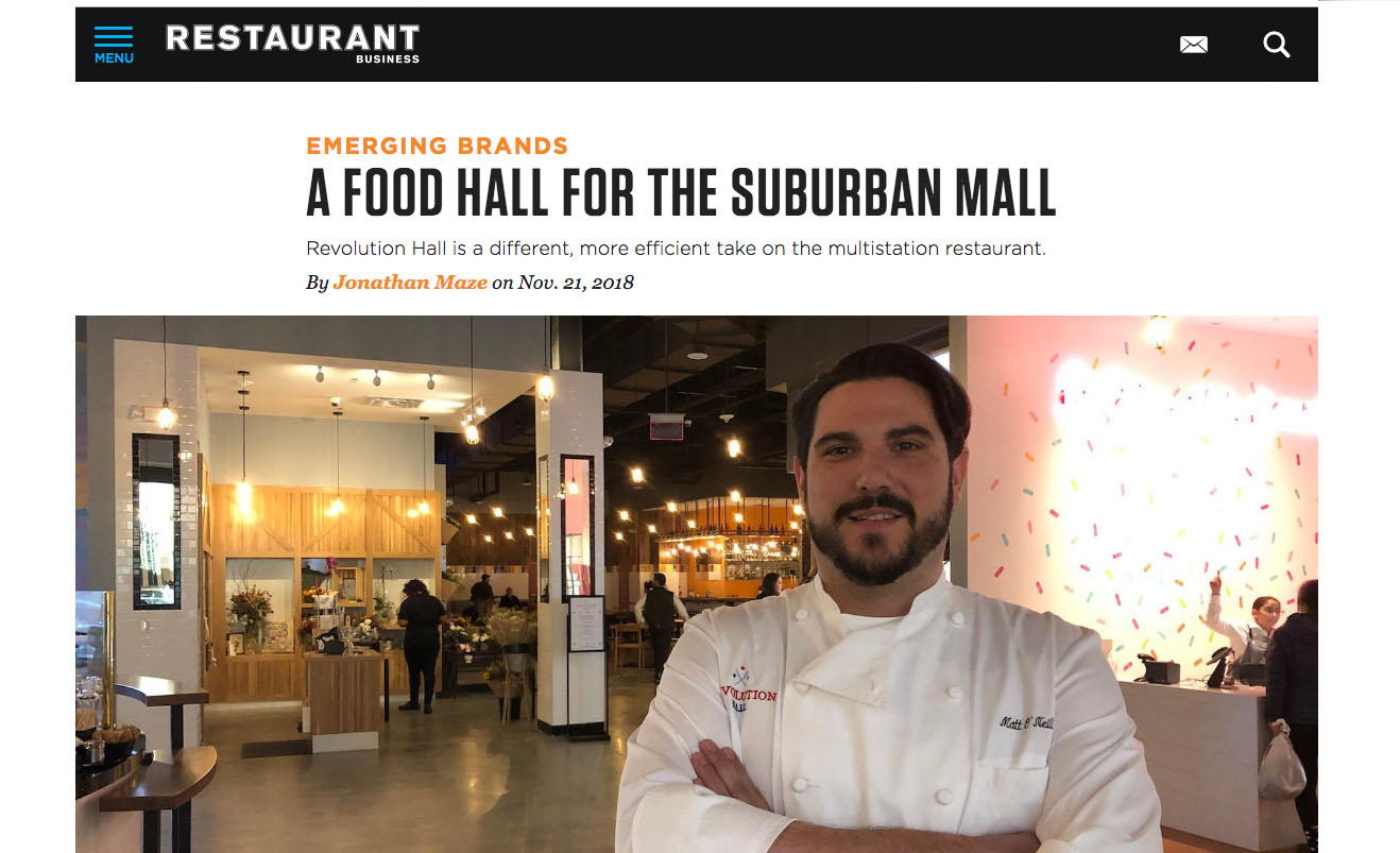 A FOOD HALL FOR THE SUBURBAN MALL